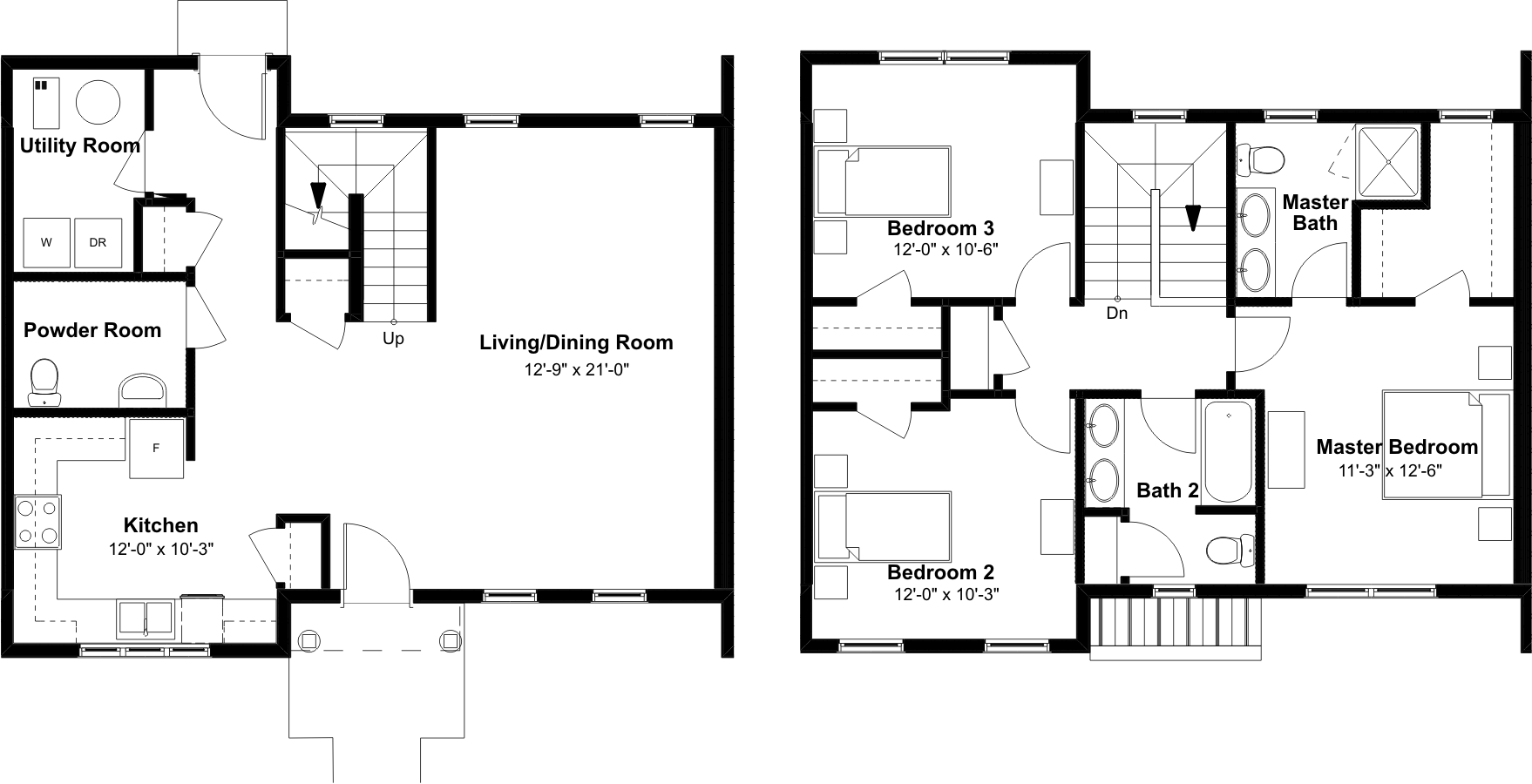 elegant-house-plans-with-3-bedrooms-2-baths-new-home-plans-design